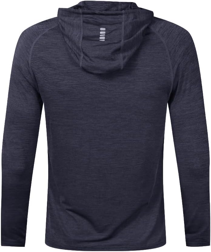 Men’s Bodybuilding Hoodie Long Sleeve Dry Fit Gym Sweatshirt