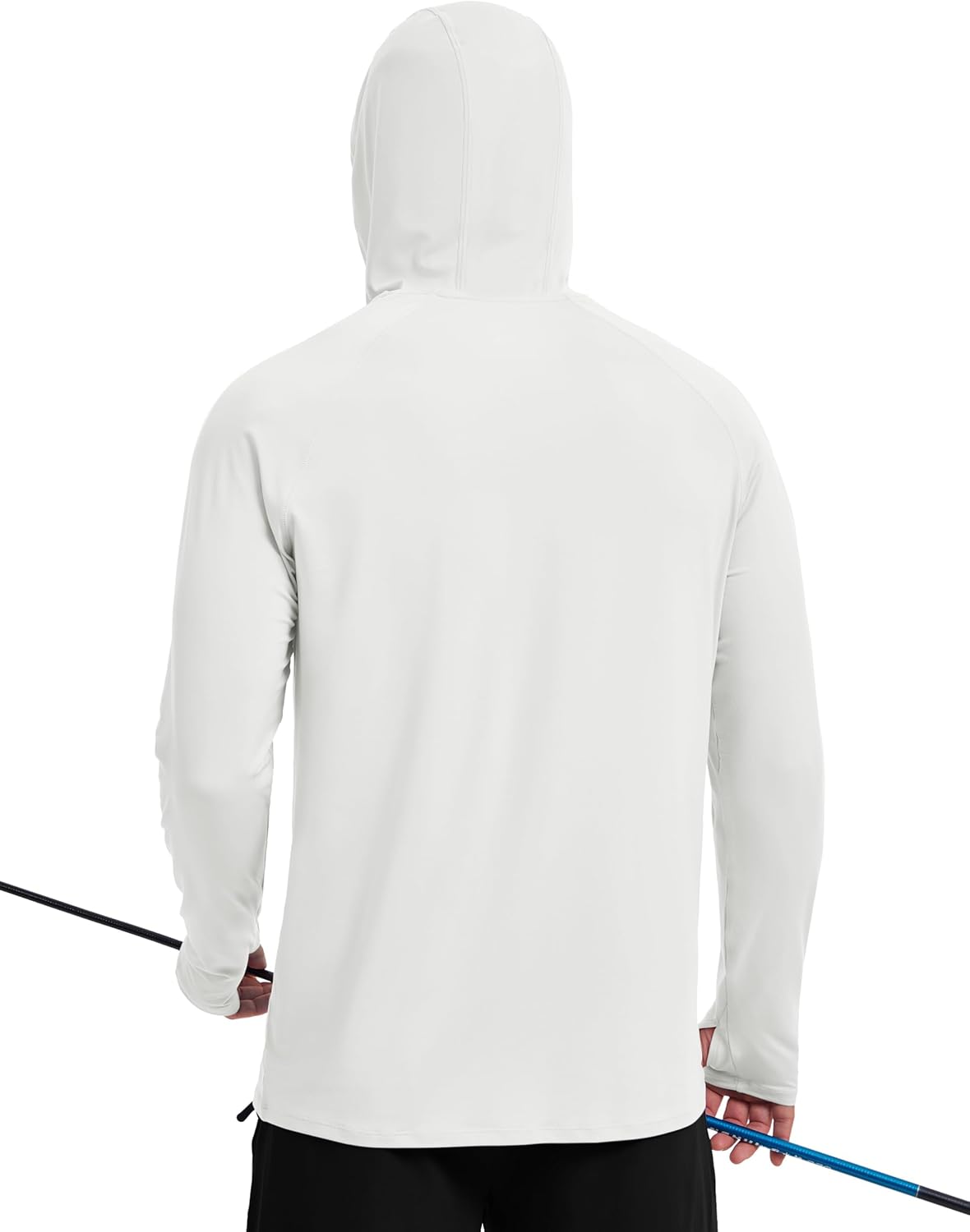 Men’s UPF50+ Quarter Zip Hoodie Long Sleeve Quick Dry