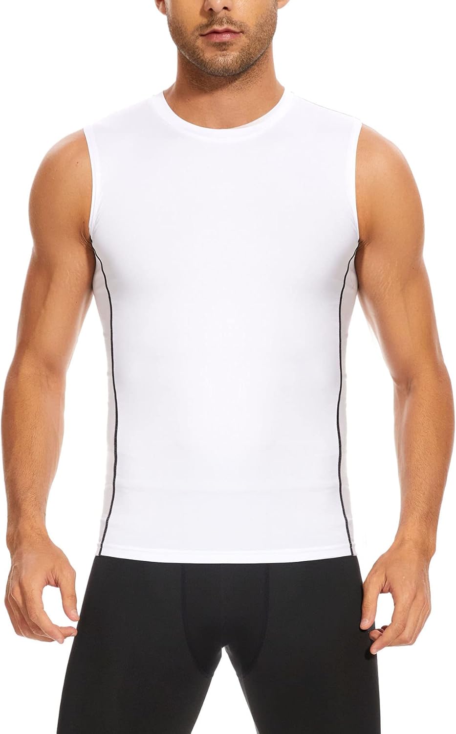 Men’s Compression Tank Top Cool Dry Training Vest