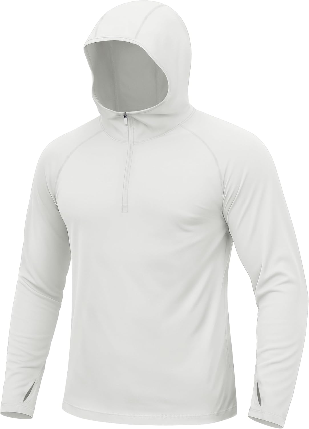 Men’s UPF50+ Quarter Zip Hoodie Long Sleeve Quick Dry