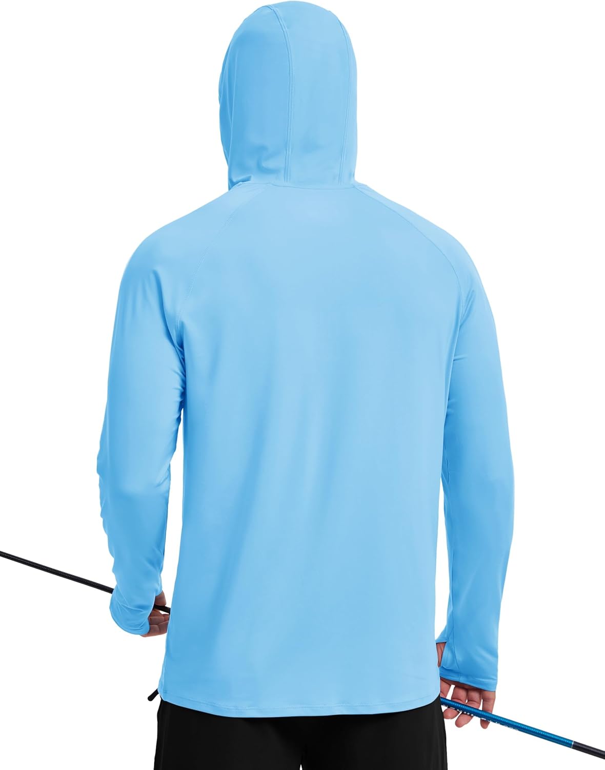 Men’s UPF50+ Quarter Zip Hoodie Long Sleeve Quick Dry