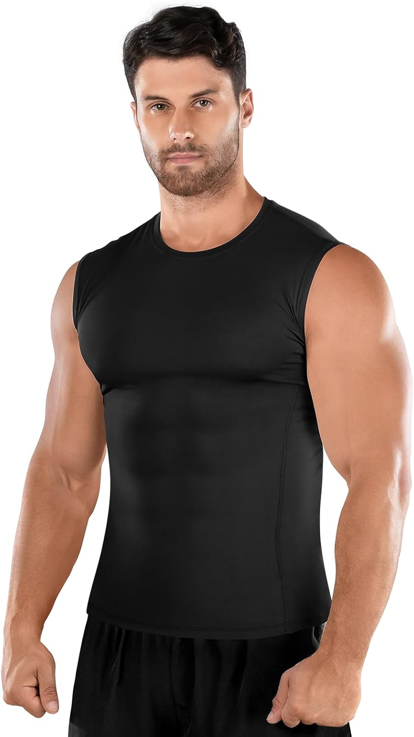 Men’s Quick Dry Compression Running Vest 1 or 2 Pack
