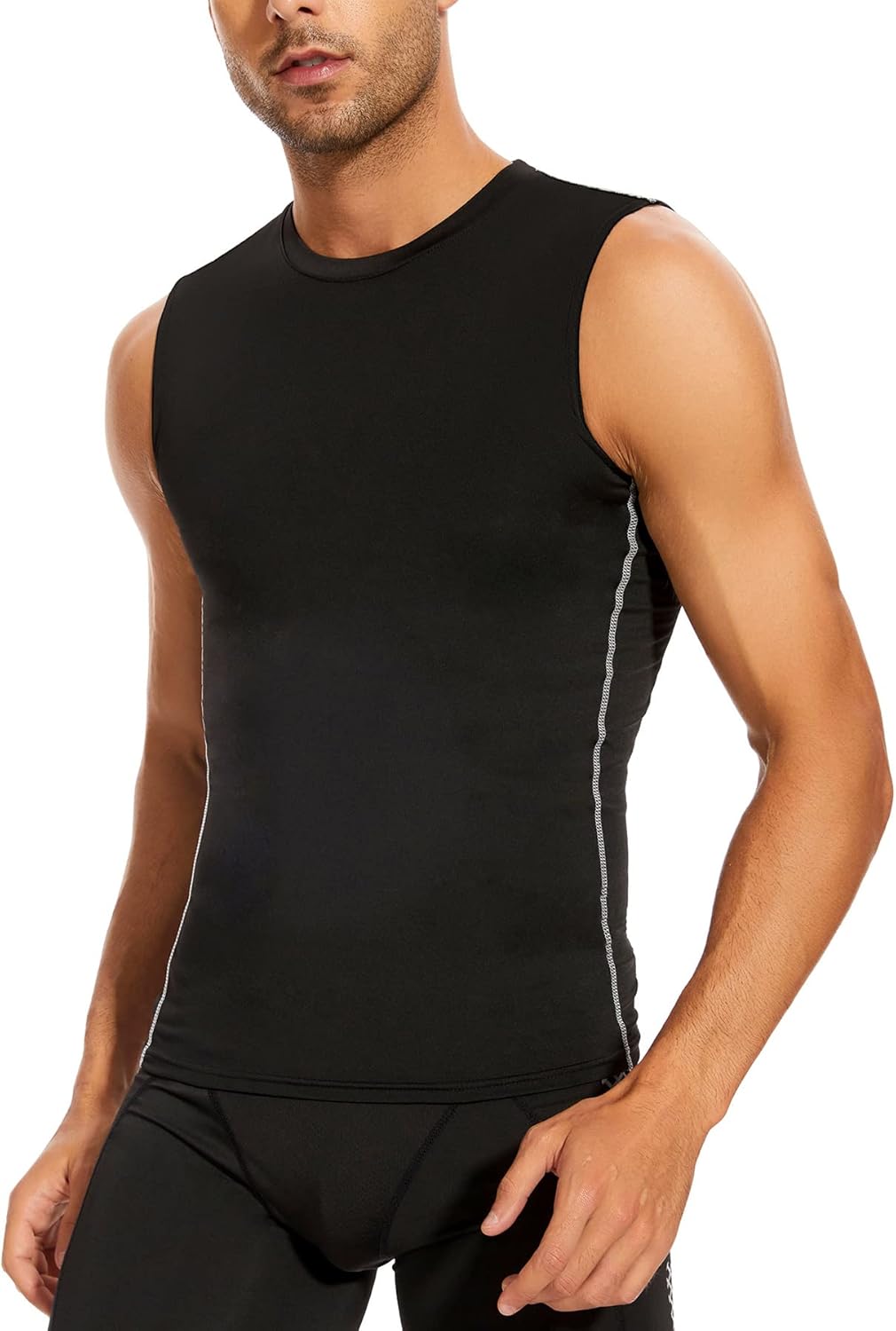 Men’s Compression Tank Top Cool Dry Training Vest