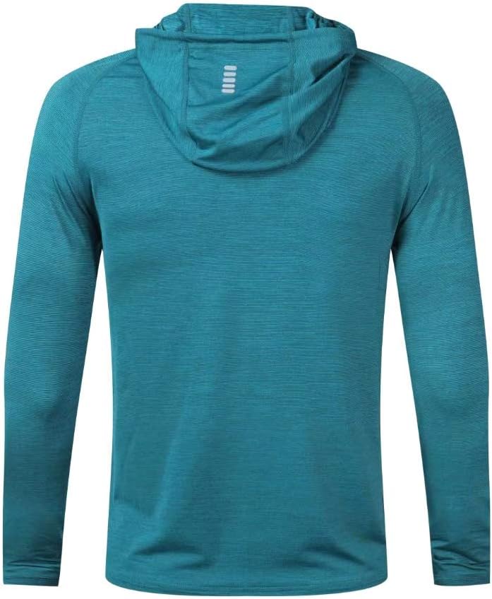 Men’s Bodybuilding Hoodie Long Sleeve Dry Fit Gym Sweatshirt