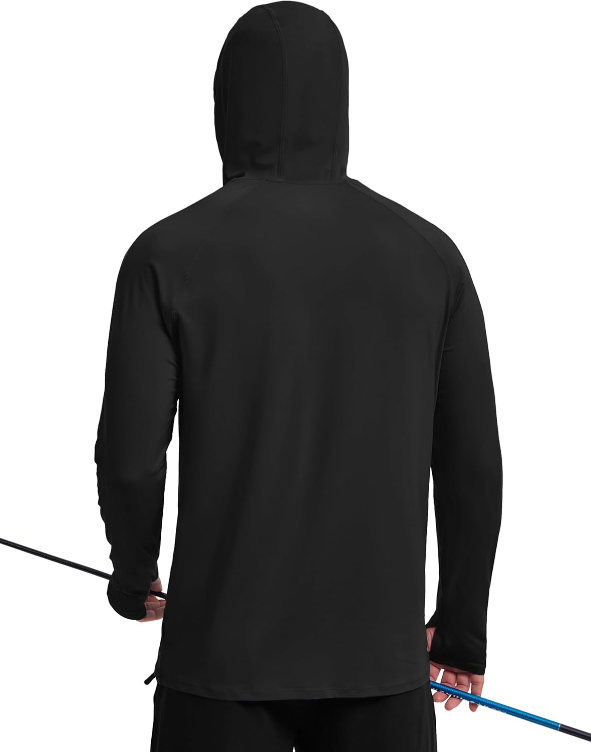 Men’s UPF50+ Quarter Zip Hoodie Long Sleeve Quick Dry