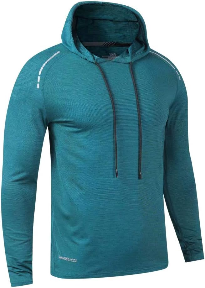 Men’s Bodybuilding Hoodie Long Sleeve Dry Fit Gym Sweatshirt