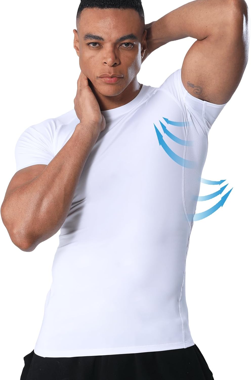 Men’s Short Sleeve Compression Top Quick Dry Base Layer