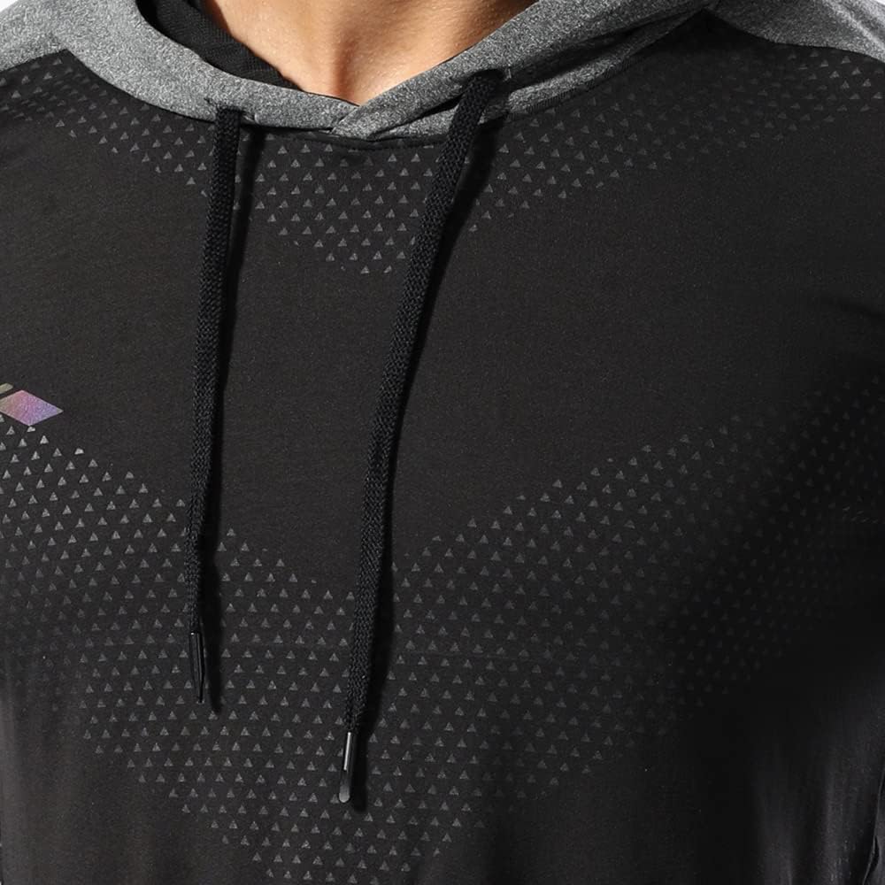 Men’s Thermal Lined Athletic Hoodie Winter Running Top