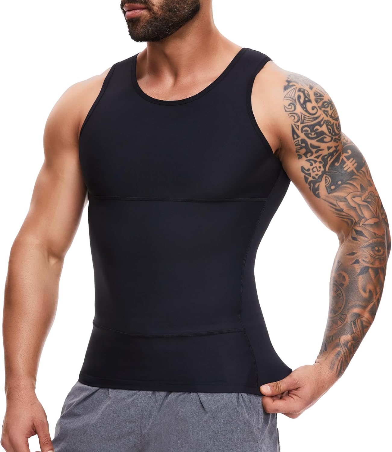 Men’s Compression Vest Body Shaper Slimming Tank