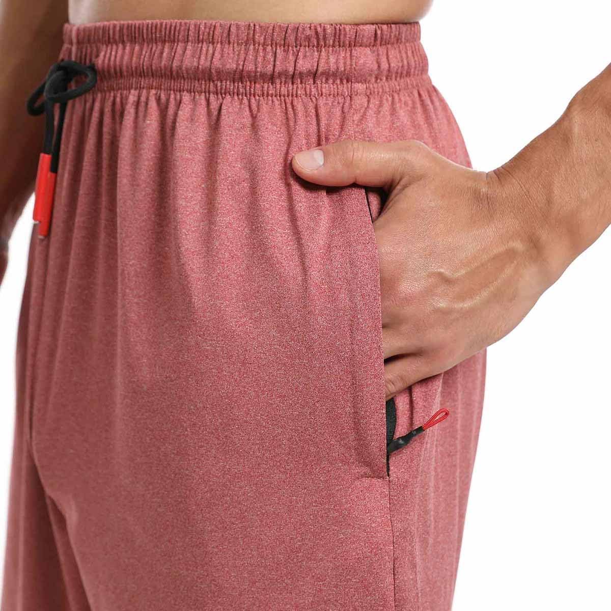 Men’s Casual Gym Shorts Quick Dry with Zip Pockets