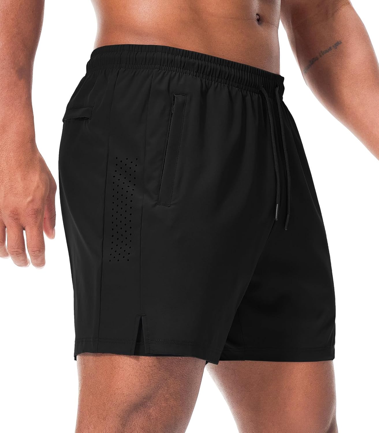 Men’s 2 in 1 Running Shorts with Phone Pocket Quick Dry