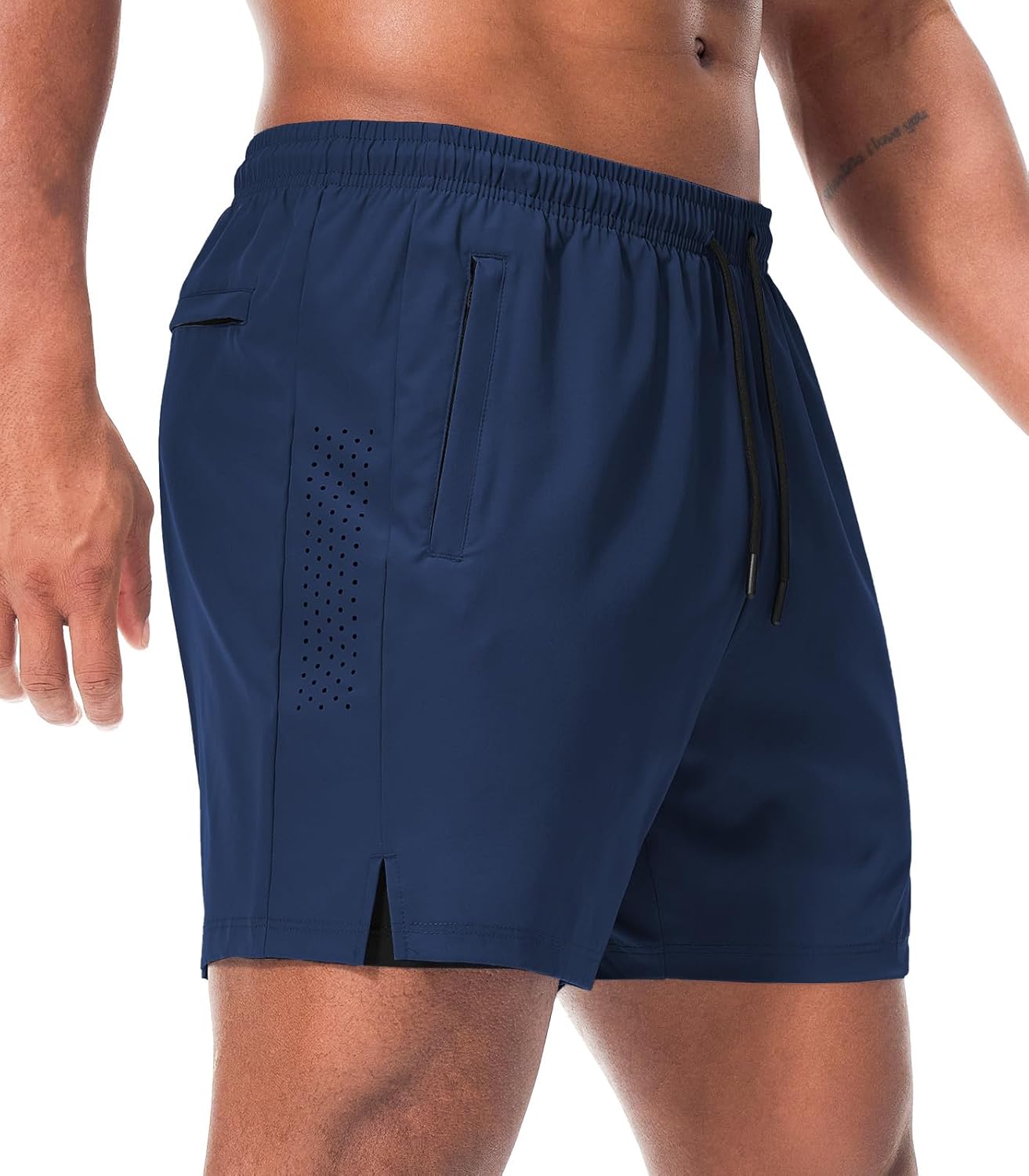 Men’s 2 in 1 Running Shorts with Phone Pocket Quick Dry