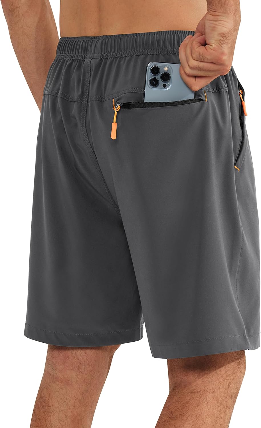 Men’s Running Shorts Quick Dry with Zip Pocket