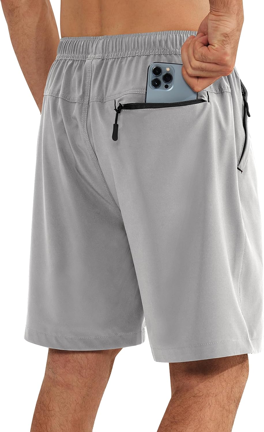 Men’s Running Shorts Quick Dry with Zip Pocket