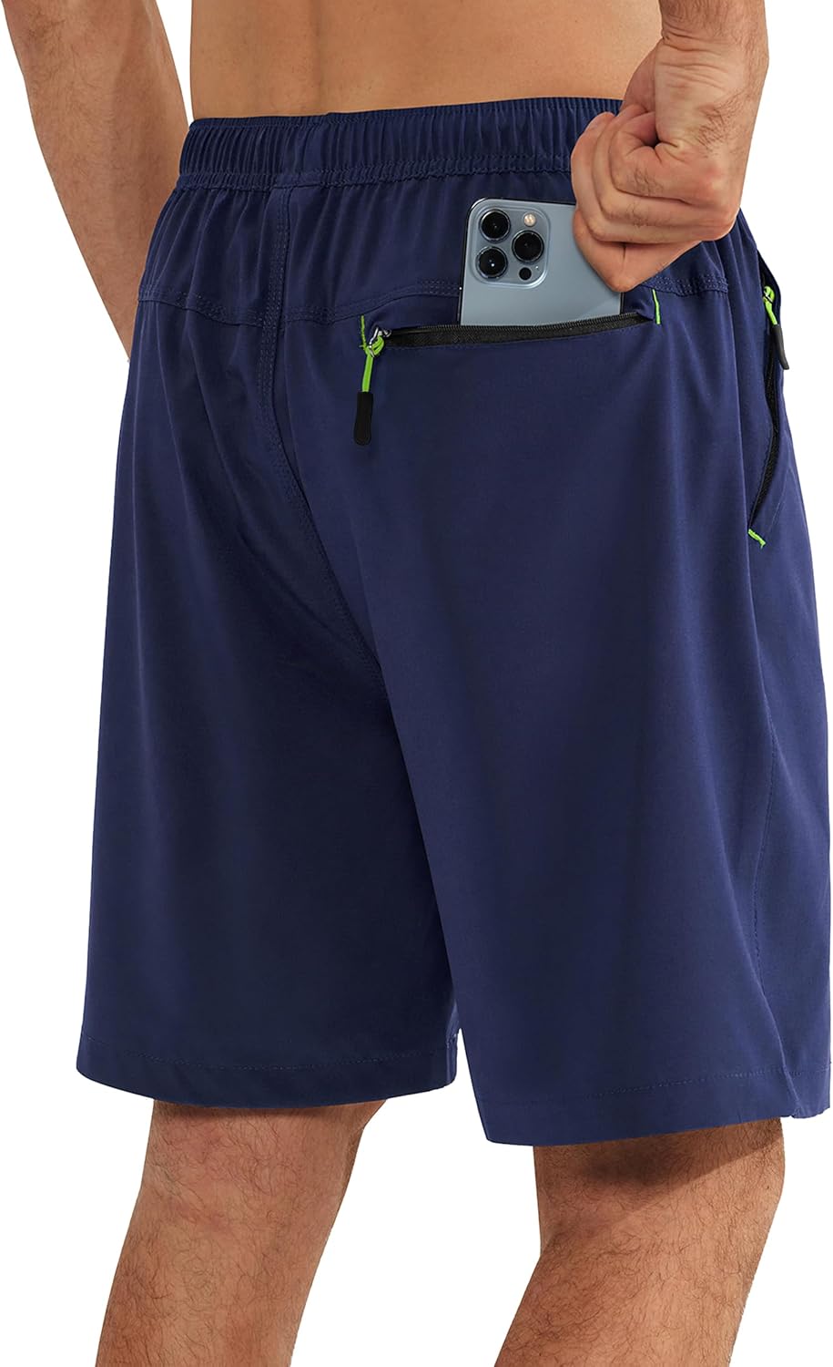 Men’s Running Shorts Quick Dry with Zip Pocket