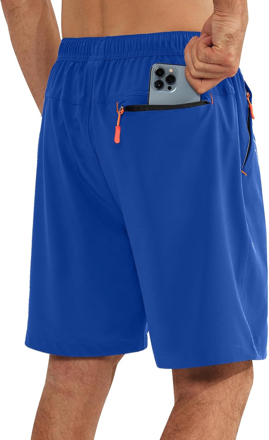 Men’s Running Shorts Quick Dry with Zip Pocket