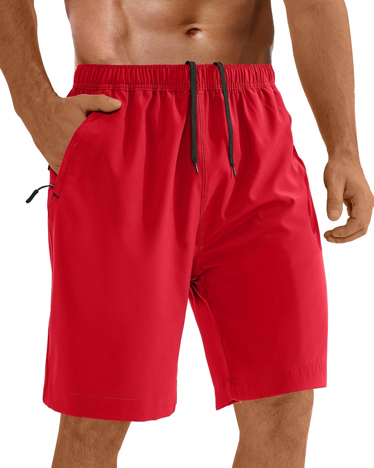 Men’s Running Shorts Quick Dry with Zip Pocket