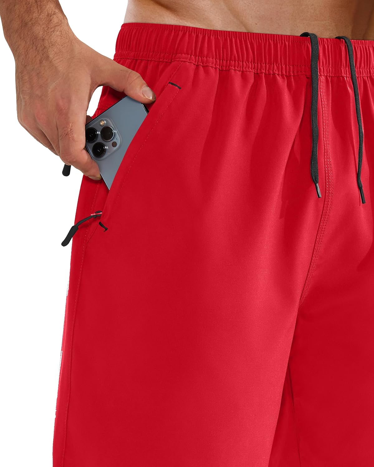 Men’s Running Shorts Quick Dry with Zip Pocket