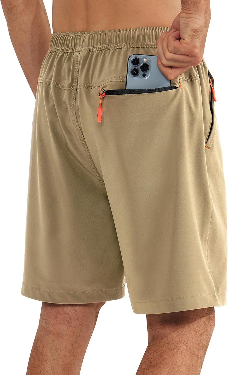 Men’s Running Shorts Quick Dry with Zip Pocket