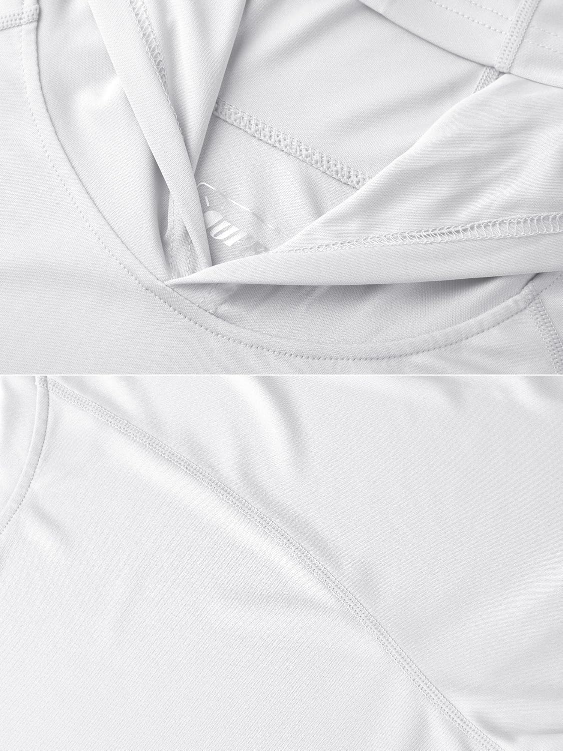 Men’s UPF50+ Long Sleeve Hoodie Lightweight Rash Guard