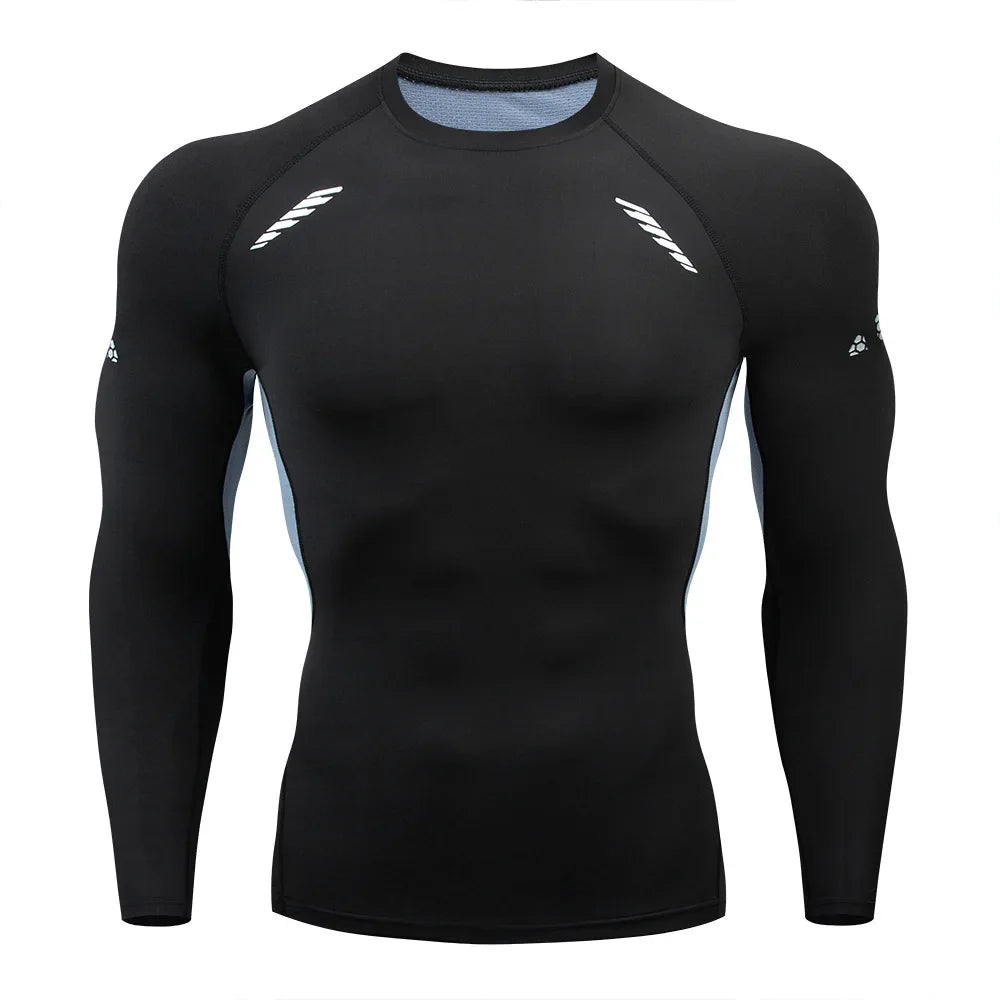 Men's Thermal Compression Running Shirt