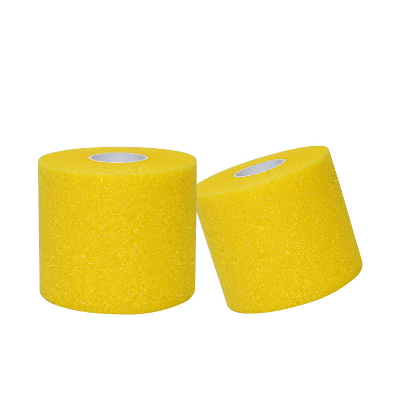 Yellow Foam Underwrap Athletic Tape Rolls – Pack of 4