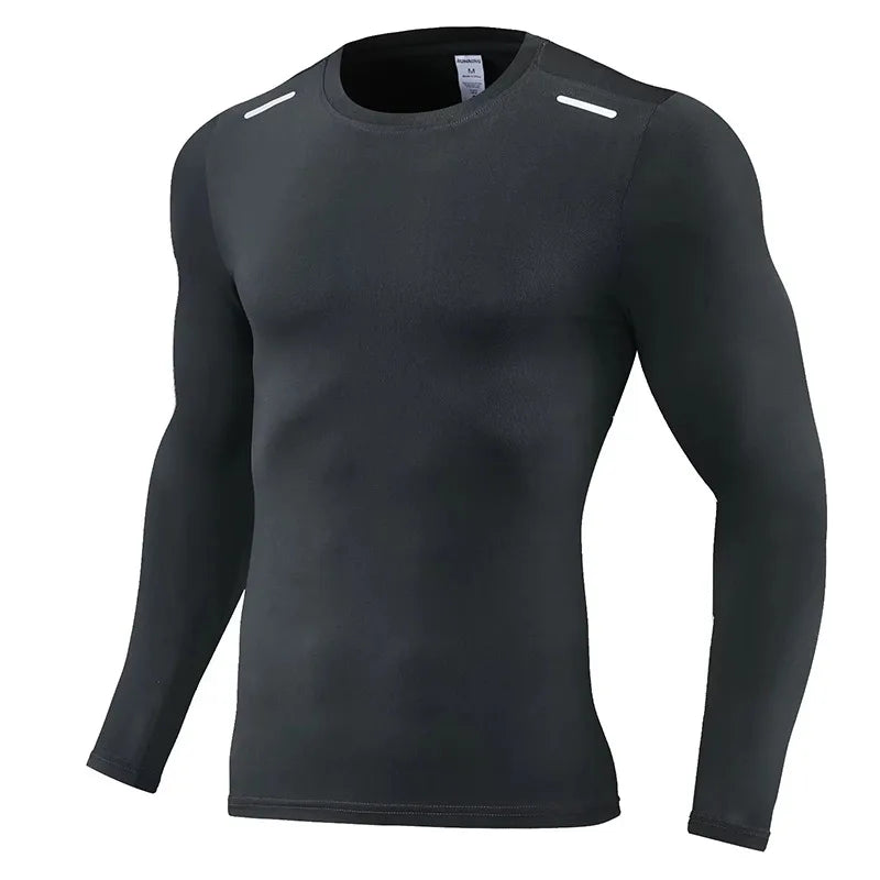 Men's Long Sleeve Compression Running Top