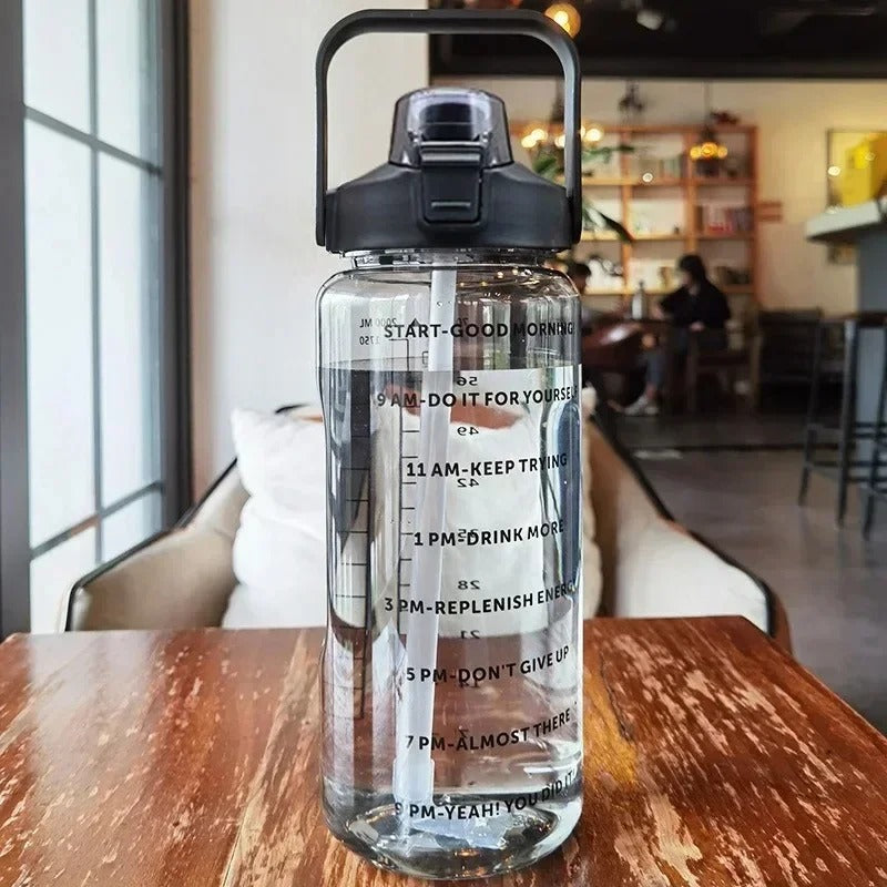 Straw Water Bottle - Eco-Friendly