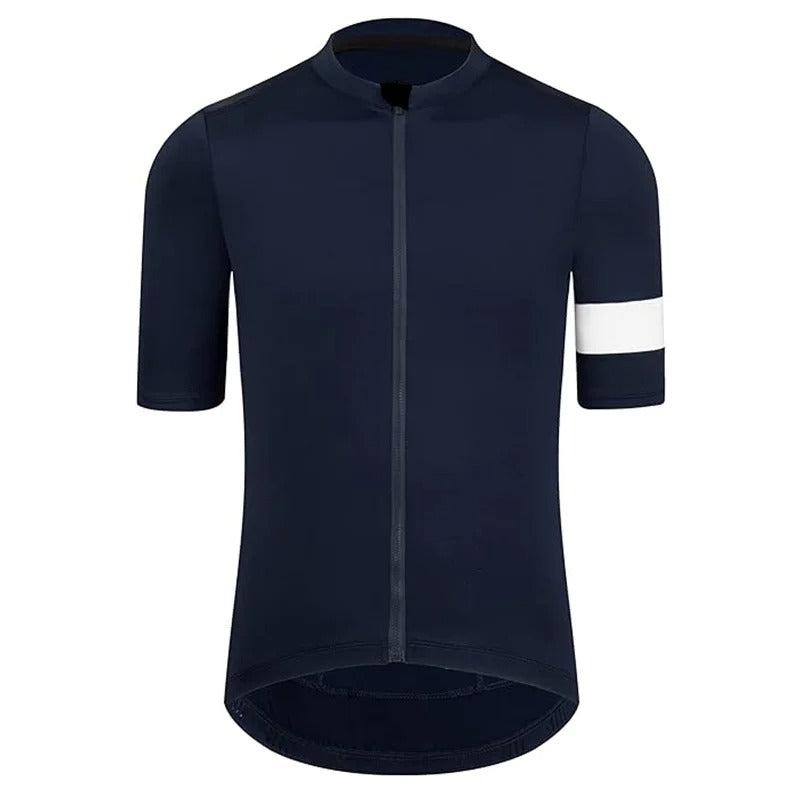Dark Blue Men's Breathable Cycling Jersey