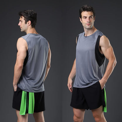Men’s Gym Tank Top Quick Dry Muscle Training Vest