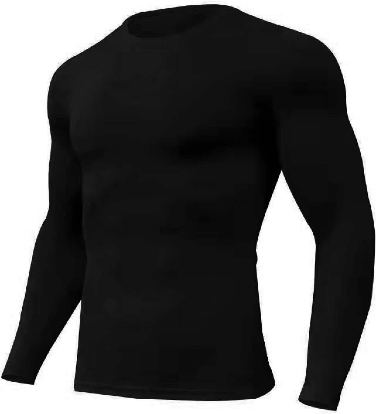 Men’s Compression Long Sleeve Muscle Fit Gym T-Shirt
