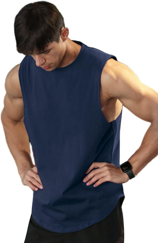 Men’s Athletic Tank Vest Sleeveless Bodybuilding Tee