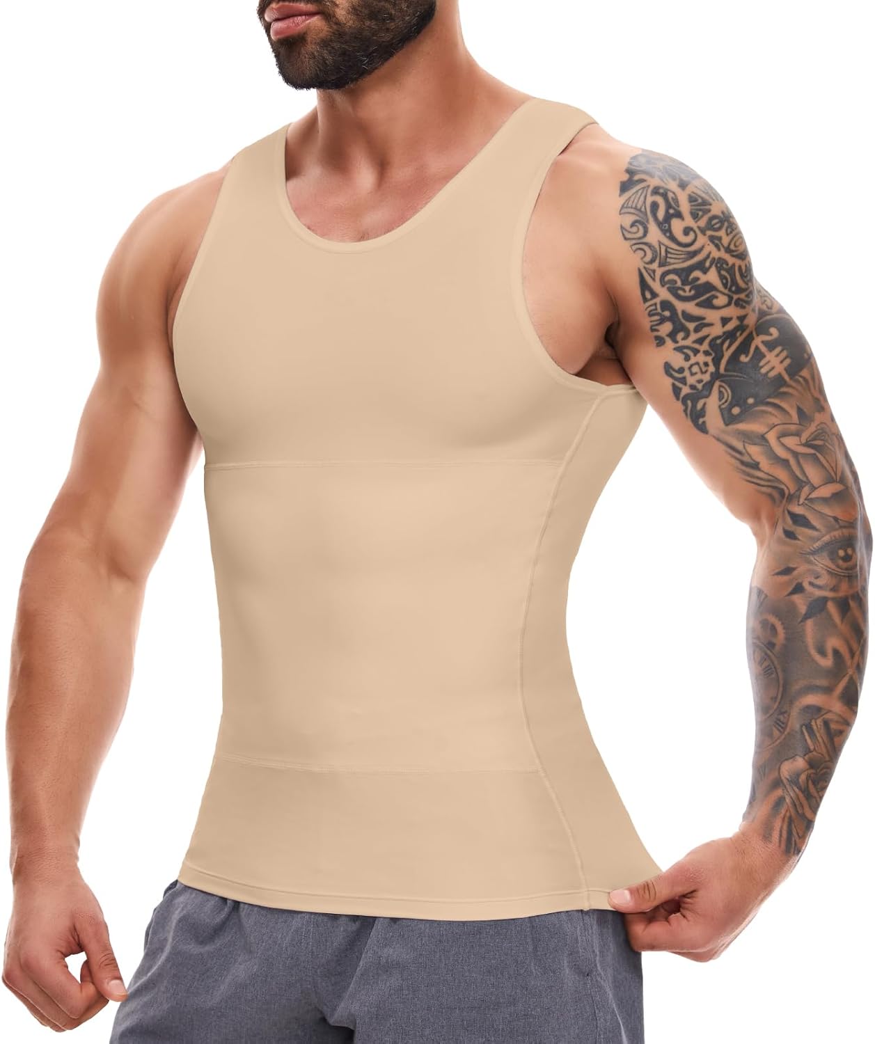 Men’s Compression Vest Body Shaper Slimming Tank