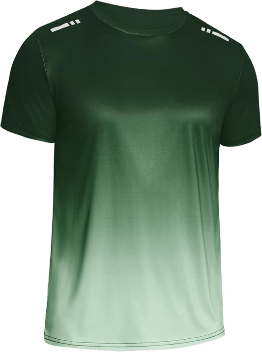 Men’s Workout T-Shirt Moisture Wicking Short Sleeve Gym Top