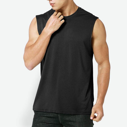 Men’s Quick Dry Running Tank Top Sleeveless Gym Vest
