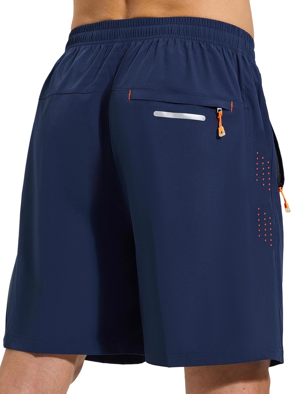 Men’s Running Shorts Quick Dry Lightweight with Zip Pockets