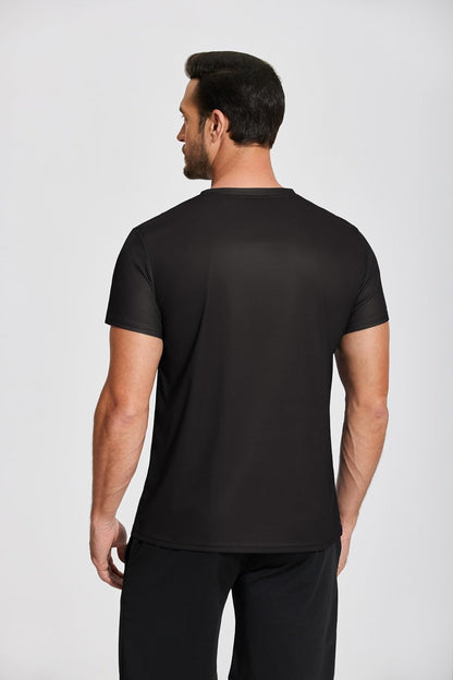 Men’s Workout T-Shirt Moisture Wicking Short Sleeve Gym Top