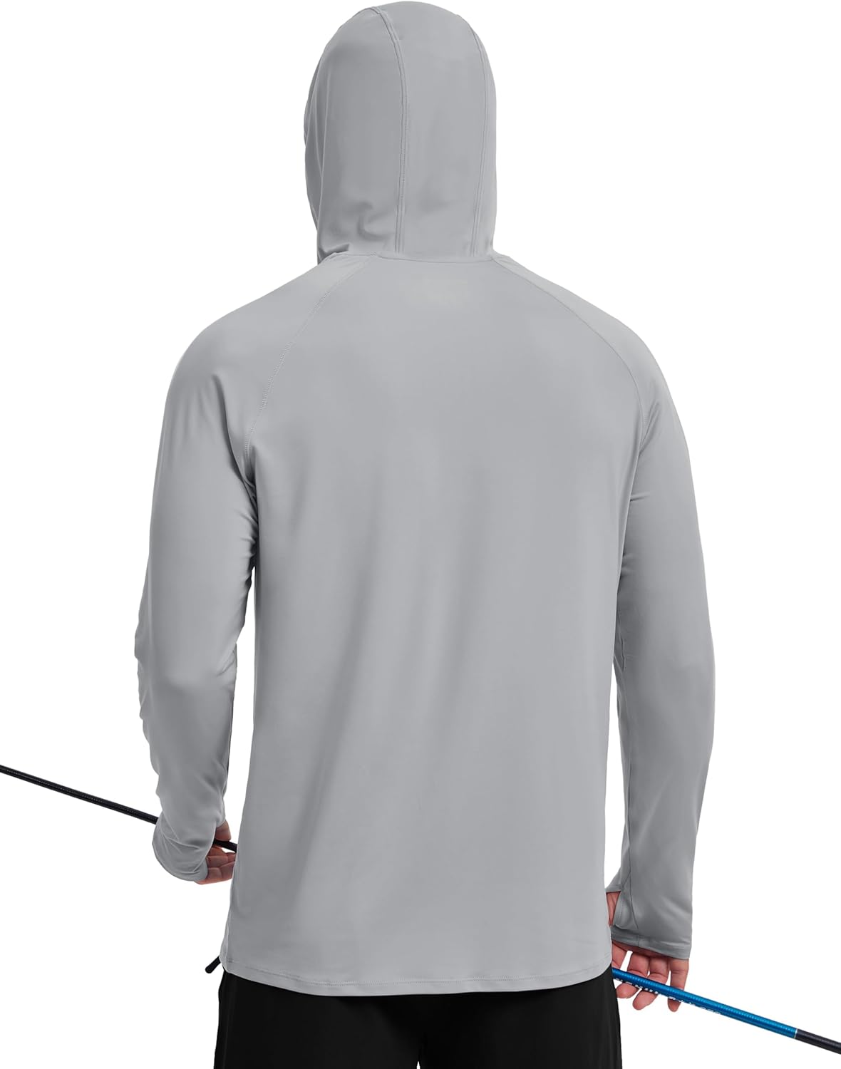 Men’s UPF50+ Quarter Zip Hoodie Long Sleeve Quick Dry