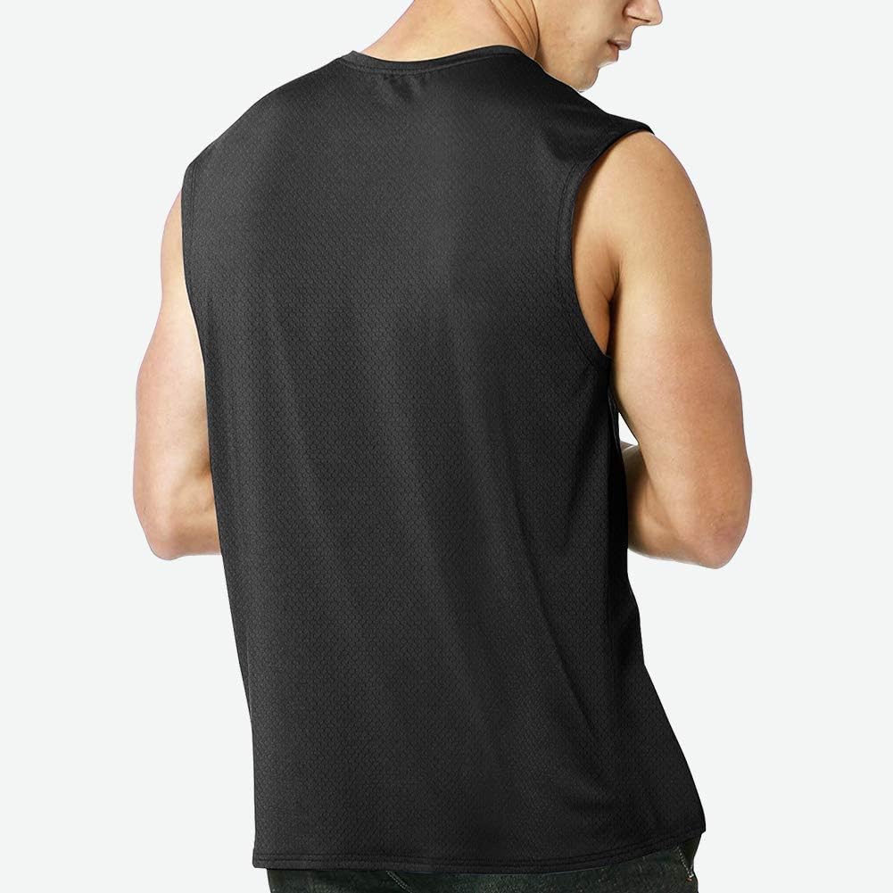 Men’s Quick Dry Running Tank Top Sleeveless Gym Vest