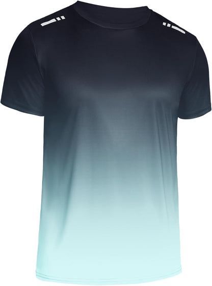 Men’s Workout T-Shirt Moisture Wicking Short Sleeve Gym Top