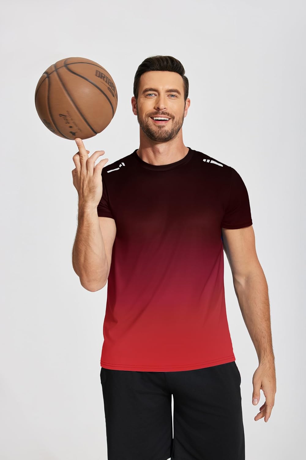 Men’s Workout T-Shirt Moisture Wicking Short Sleeve Gym Top