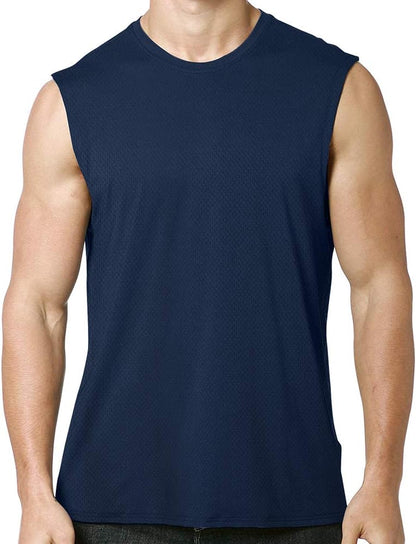 Men’s Quick Dry Running Tank Top Sleeveless Gym Vest