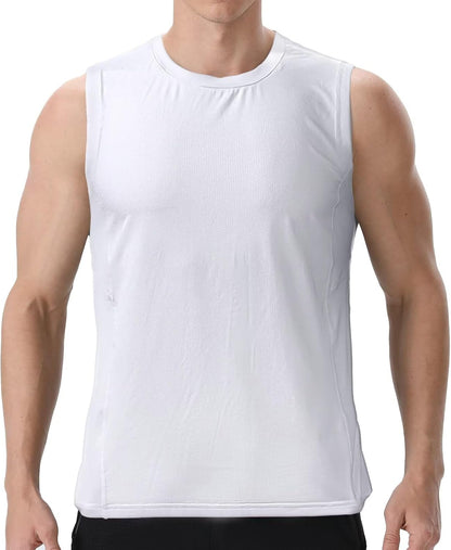 Men’s Sleeveless Quick Dry Athletic Sports Tank Top