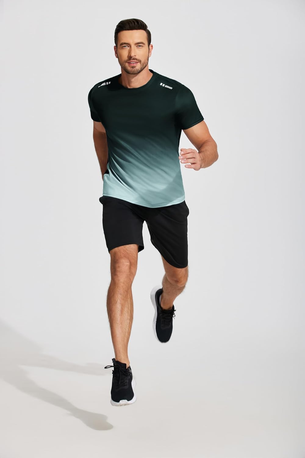 Men’s Workout T-Shirt Moisture Wicking Short Sleeve Gym Top