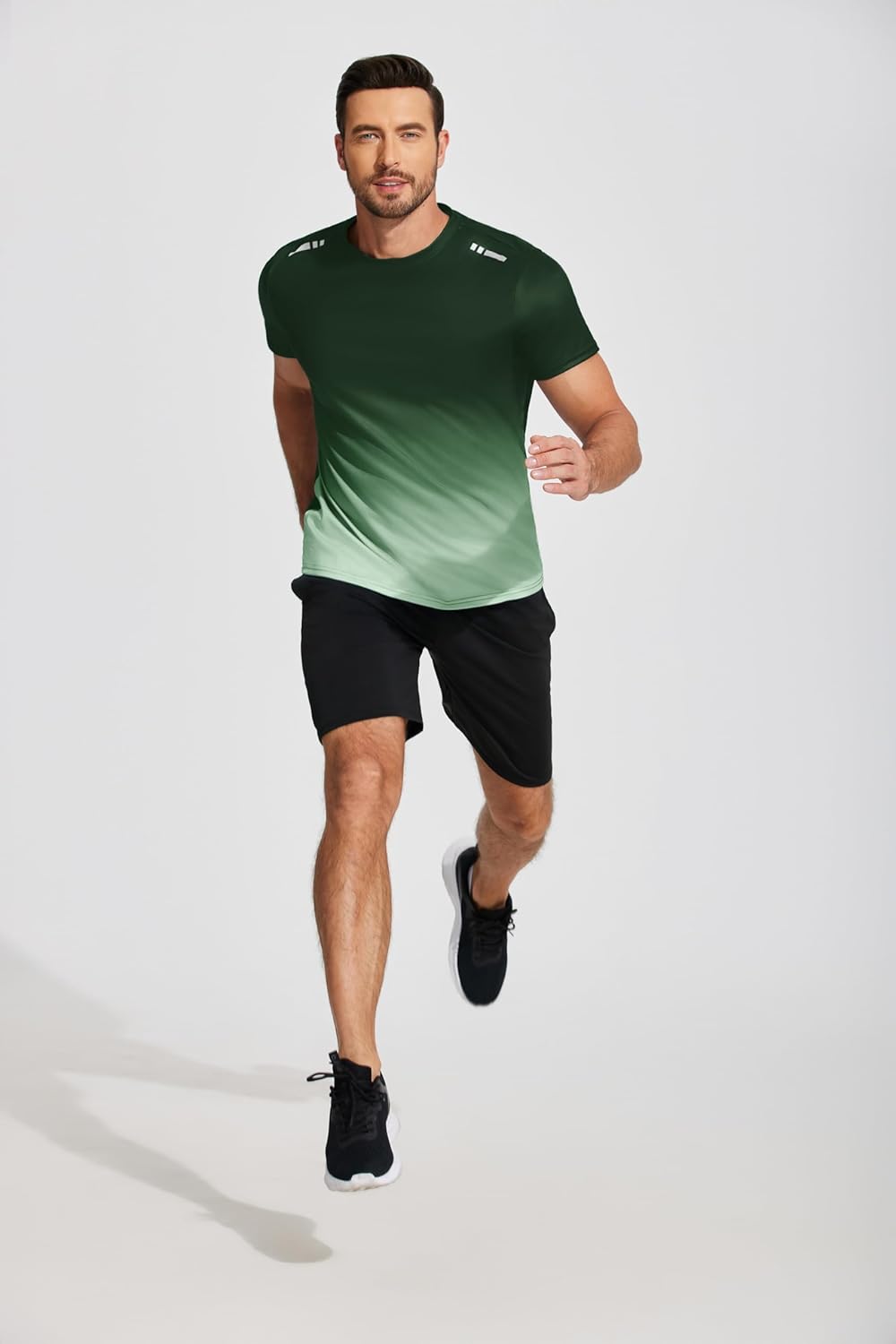 Men’s Workout T-Shirt Moisture Wicking Short Sleeve Gym Top