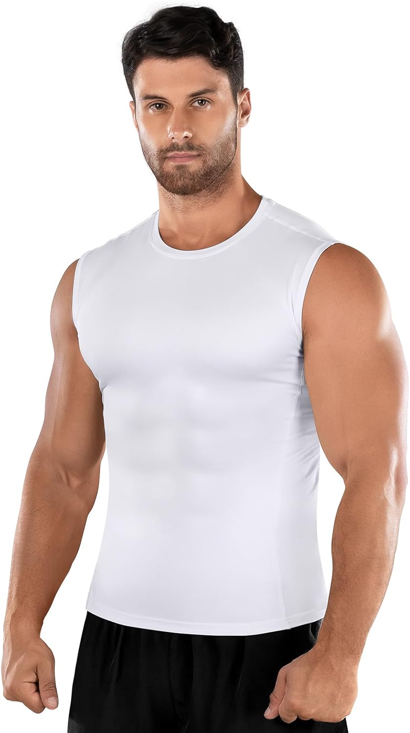 Men’s Quick Dry Compression Running Vest 1 or 2 Pack