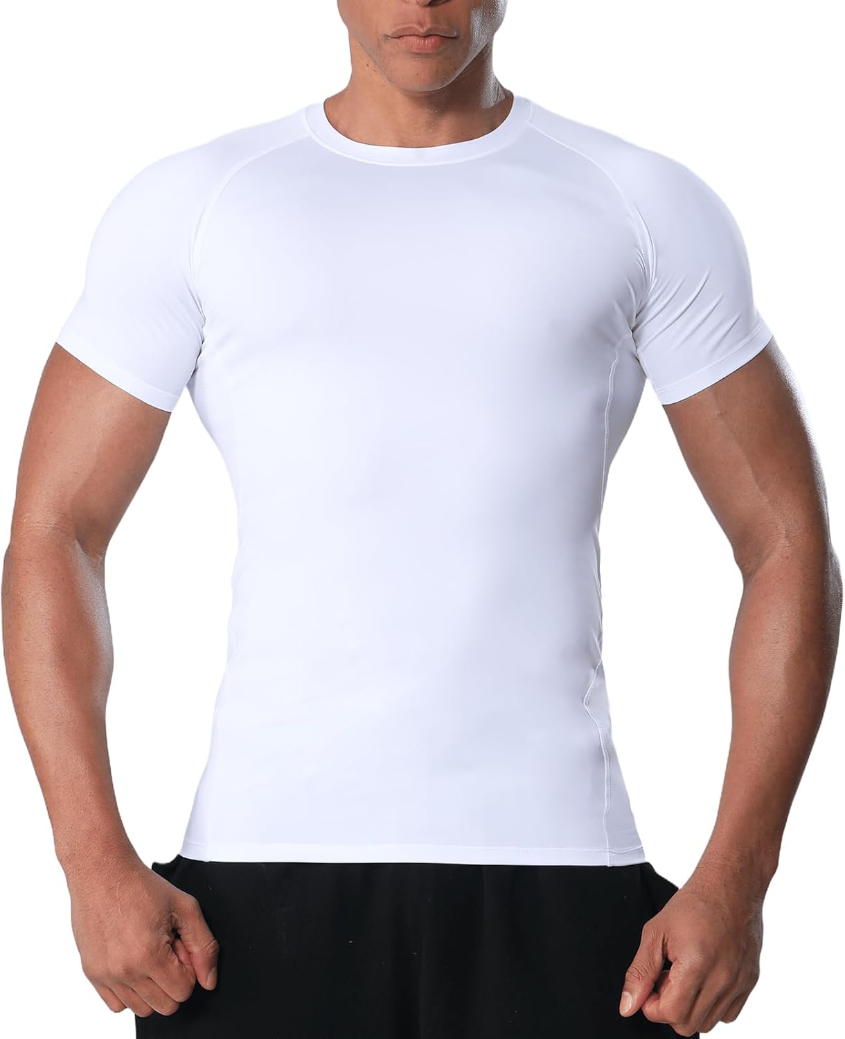 Men’s Short Sleeve Compression Top Quick Dry Base Layer
