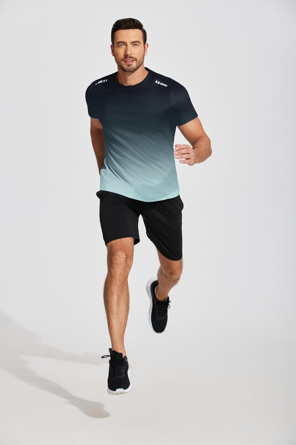 Men’s Workout T-Shirt Moisture Wicking Short Sleeve Gym Top