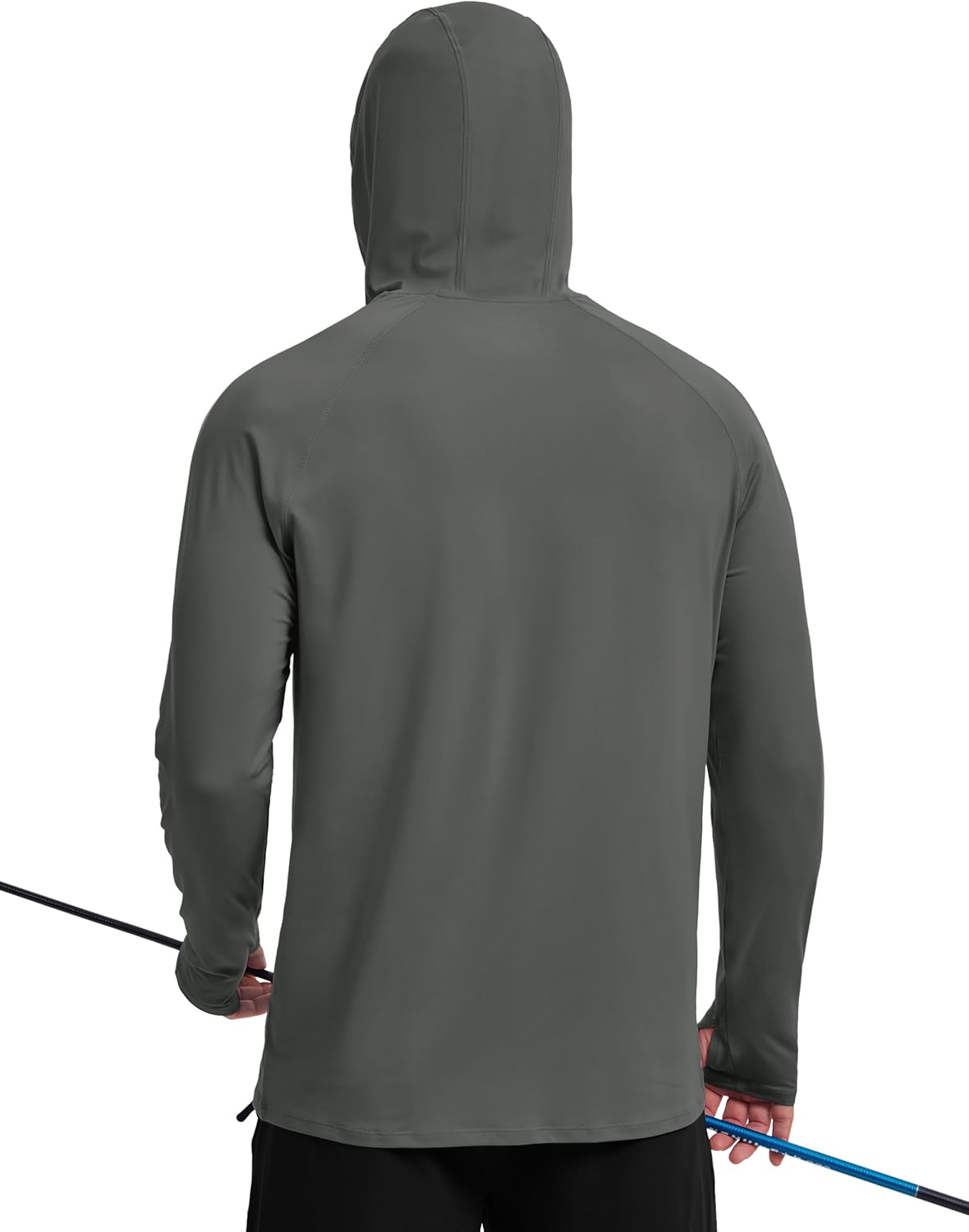Men’s UPF50+ Quarter Zip Hoodie Long Sleeve Quick Dry