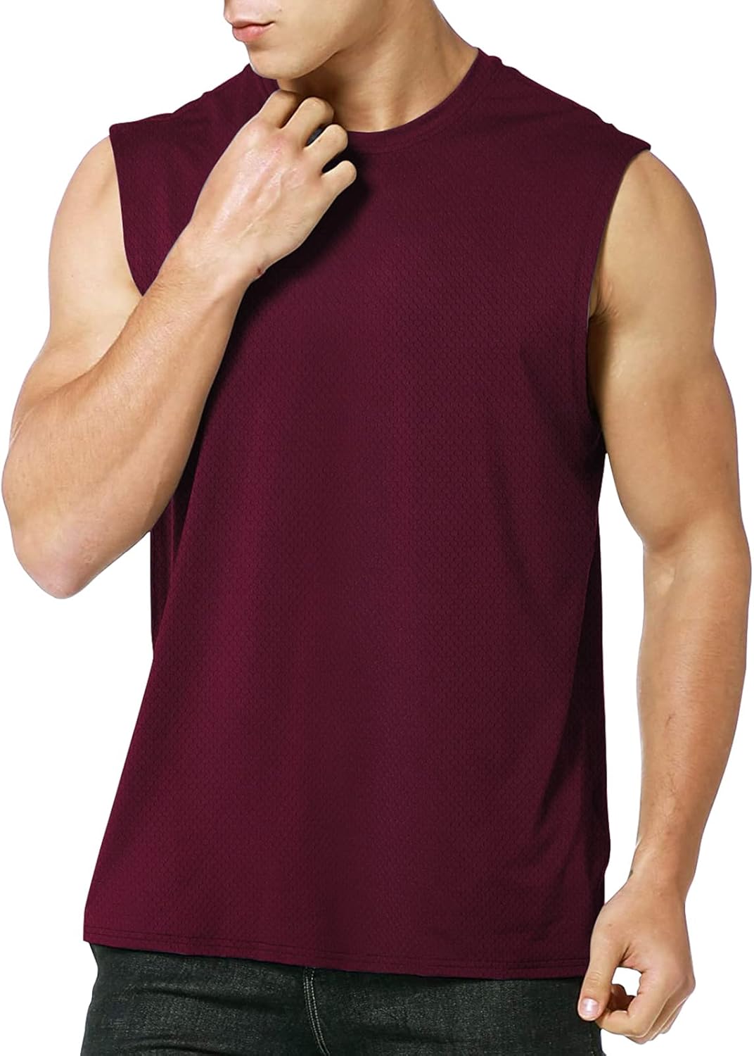 Men’s Quick Dry Running Tank Top Sleeveless Gym Vest